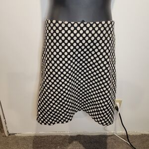 Boden size 16 wool blend polka dot skirt pockets. Small flaw